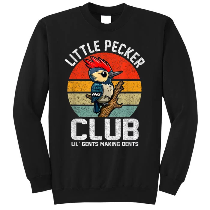 Little Pecker Club Lil Gents Making Dents Funny Sweatshirt