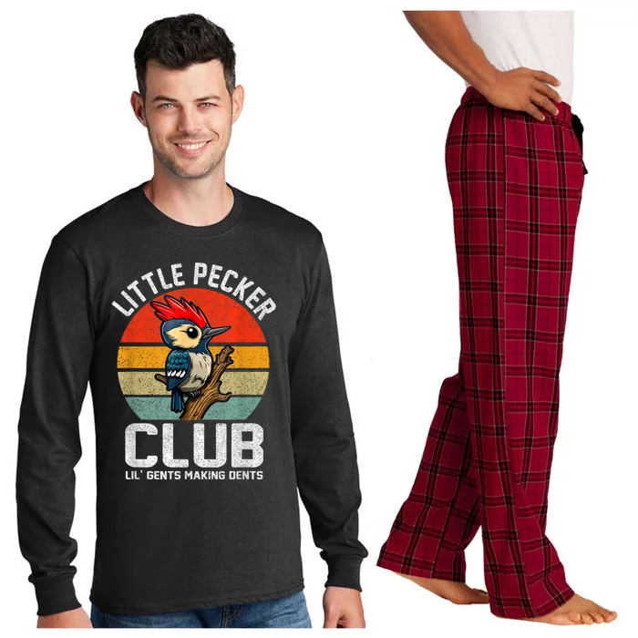 Little Pecker Club Lil Gents Making Dents Funny Long Sleeve Pajama Set