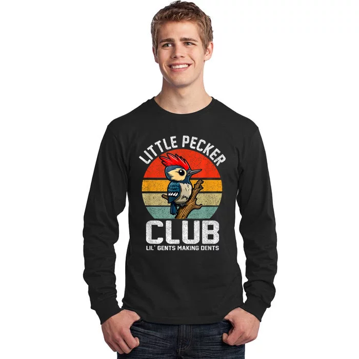 Little Pecker Club Lil Gents Making Dents Funny Tall Long Sleeve T-Shirt