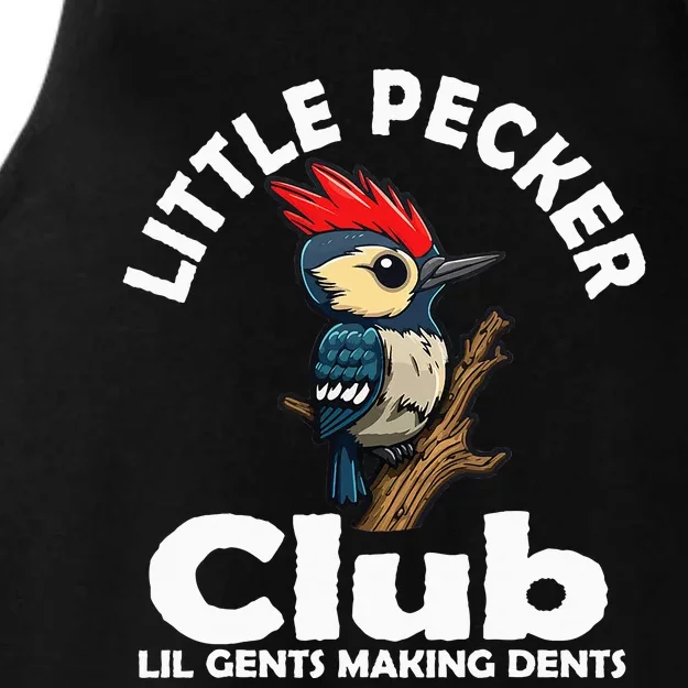 Little Pecker Club Lil Gents Making Dents Ladies Tri-Blend Wicking Tank