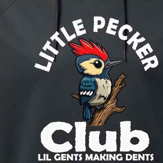 Little Pecker Club Lil Gents Making Dents Performance Fleece Hoodie