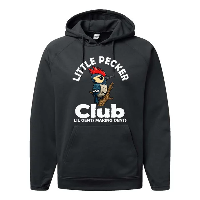 Little Pecker Club Lil Gents Making Dents Performance Fleece Hoodie