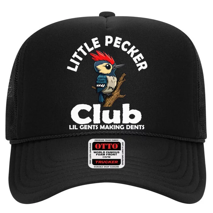 Little Pecker Club Lil Gents Making Dents High Crown Mesh Trucker Hat