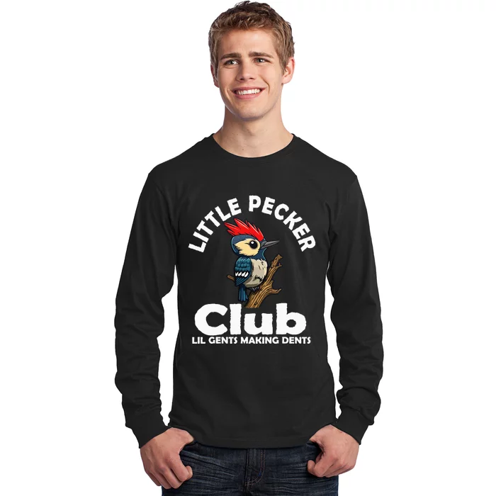 Little Pecker Club Lil Gents Making Dents Long Sleeve Shirt