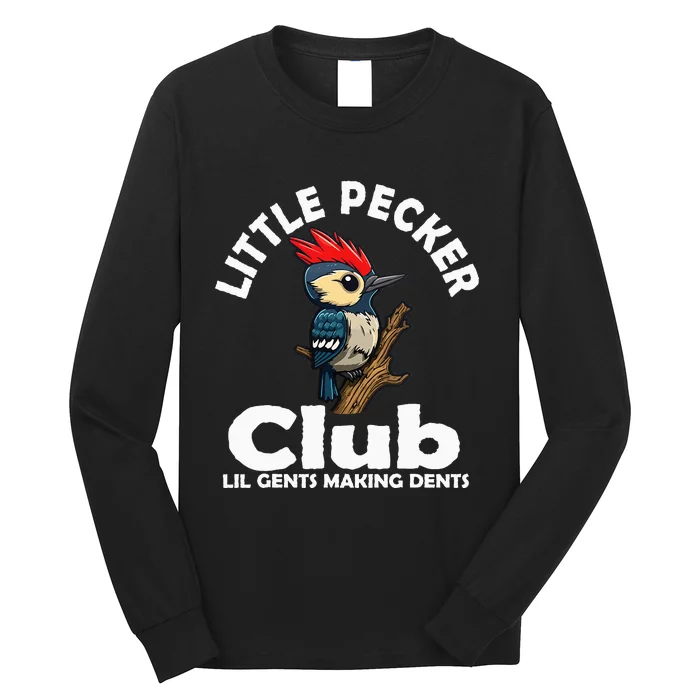 Little Pecker Club Lil Gents Making Dents Long Sleeve Shirt