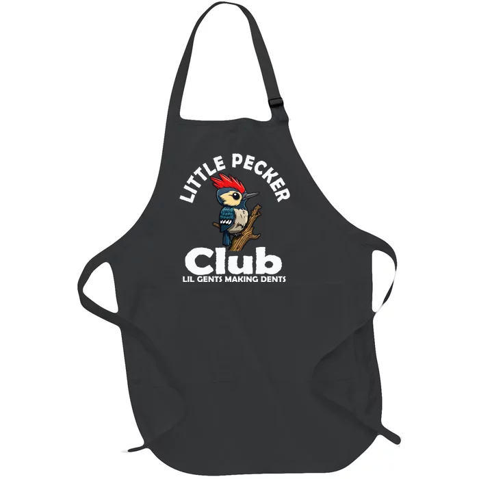 Little Pecker Club Lil Gents Making Dents Full-Length Apron With Pocket