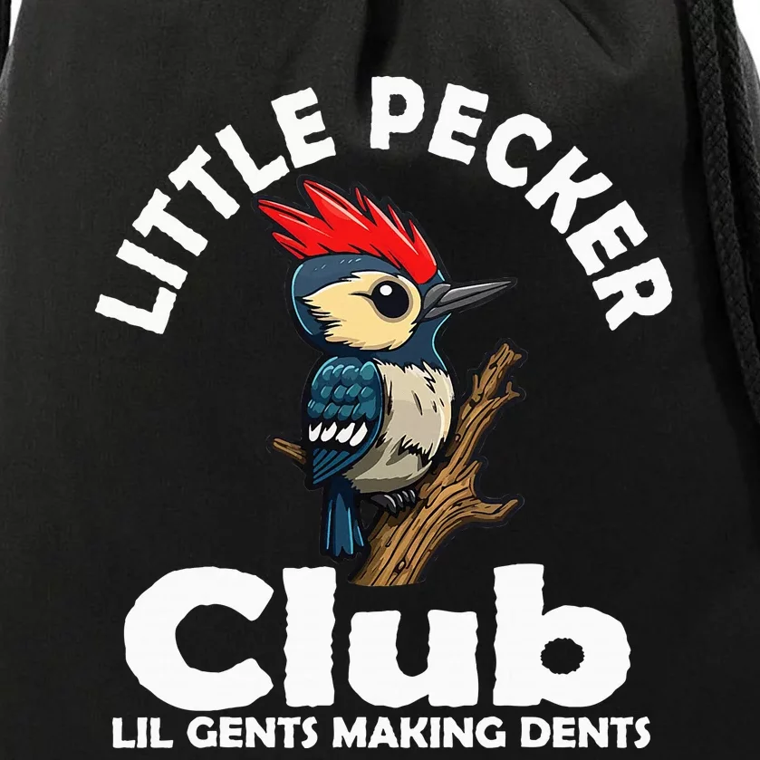 Little Pecker Club Lil Gents Making Dents Drawstring Bag