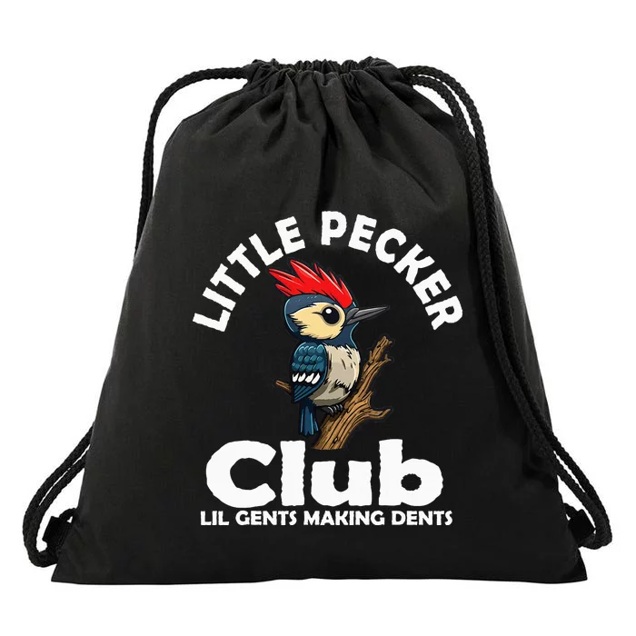 Little Pecker Club Lil Gents Making Dents Drawstring Bag