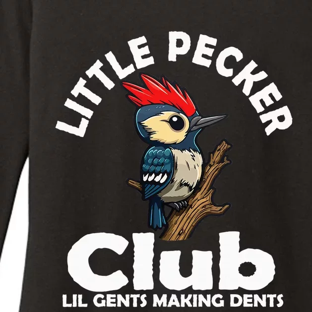 Little Pecker Club Lil Gents Making Dents Womens CVC Long Sleeve Shirt