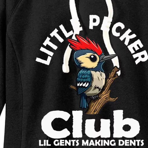 Little Pecker Club Lil Gents Making Dents Women's Fleece Hoodie