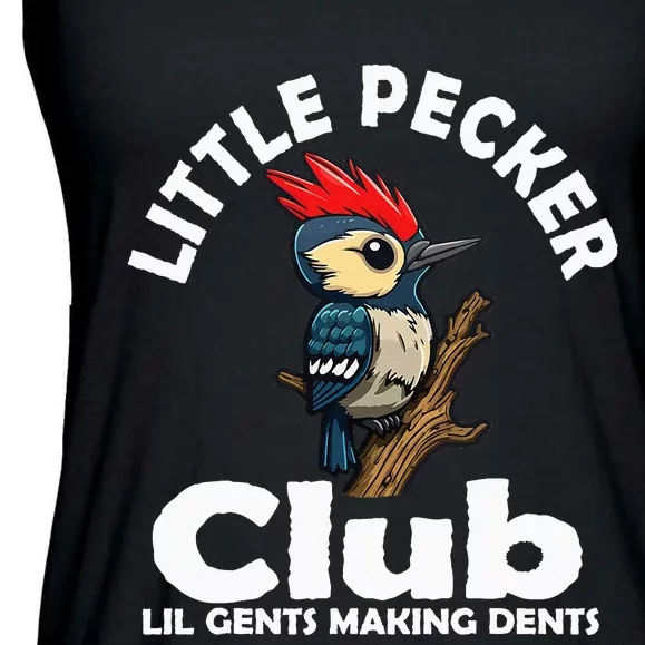 Little Pecker Club Lil Gents Making Dents Ladies Essential Flowy Tank