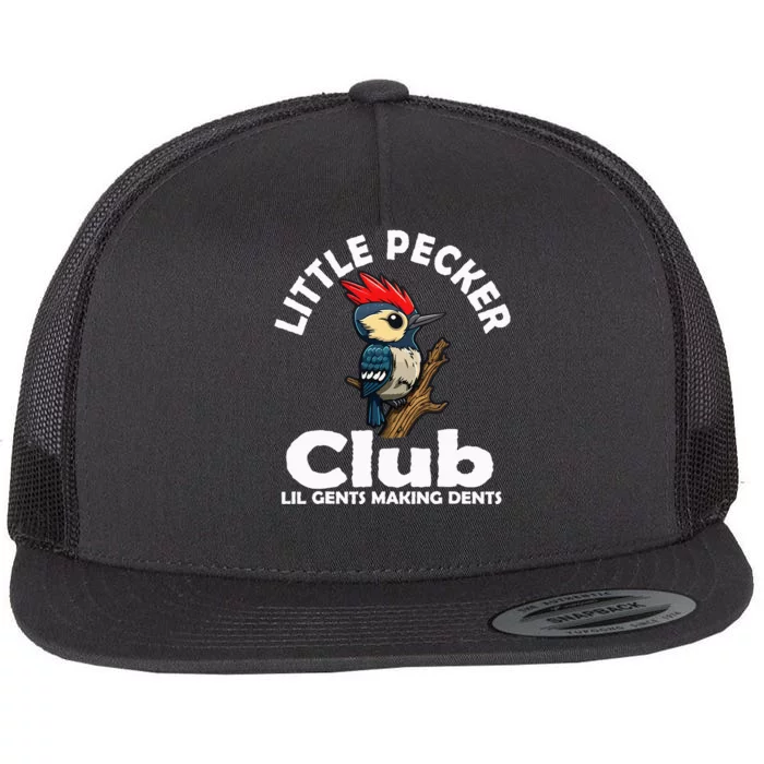 Little Pecker Club Lil Gents Making Dents Flat Bill Trucker Hat