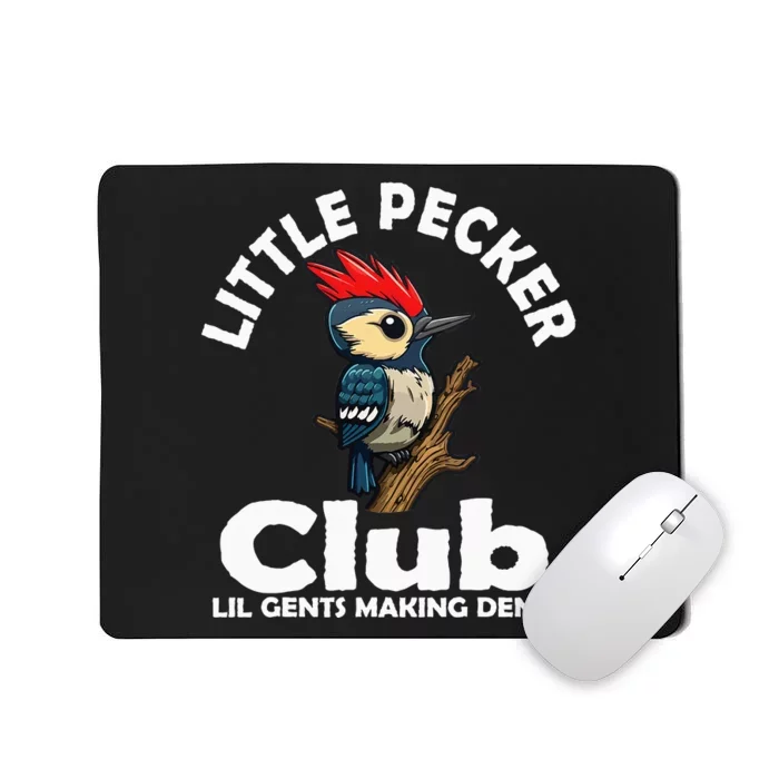 Little Pecker Club Lil Gents Making Dents Mousepad