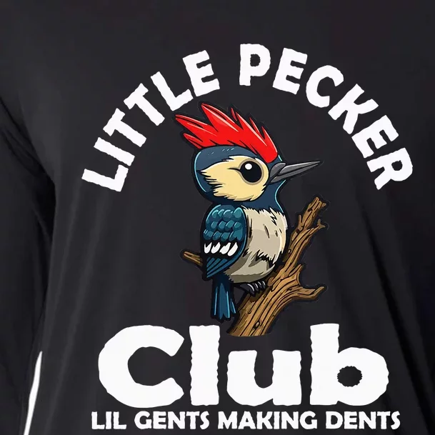 Little Pecker Club Lil Gents Making Dents Cooling Performance Long Sleeve Crew