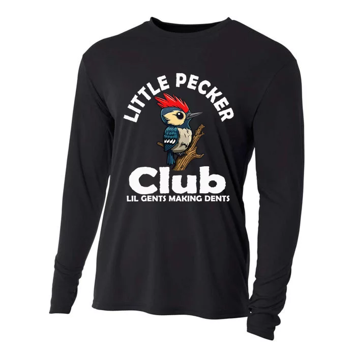 Little Pecker Club Lil Gents Making Dents Cooling Performance Long Sleeve Crew