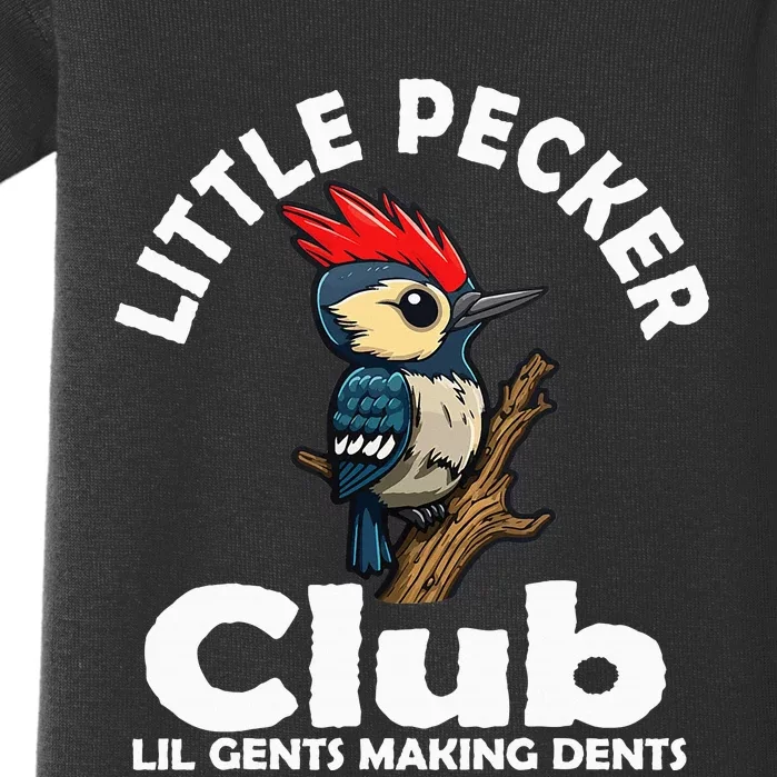 Little Pecker Club Lil Gents Making Dents Baby Bodysuit