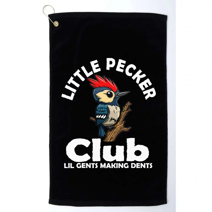 Little Pecker Club Lil Gents Making Dents Platinum Collection Golf Towel