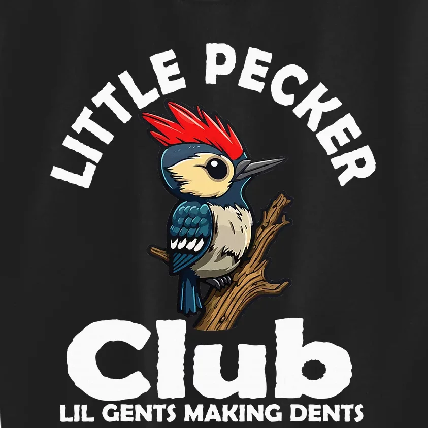 Little Pecker Club Lil Gents Making Dents Kids Sweatshirt