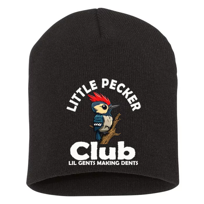 Little Pecker Club Lil Gents Making Dents Short Acrylic Beanie