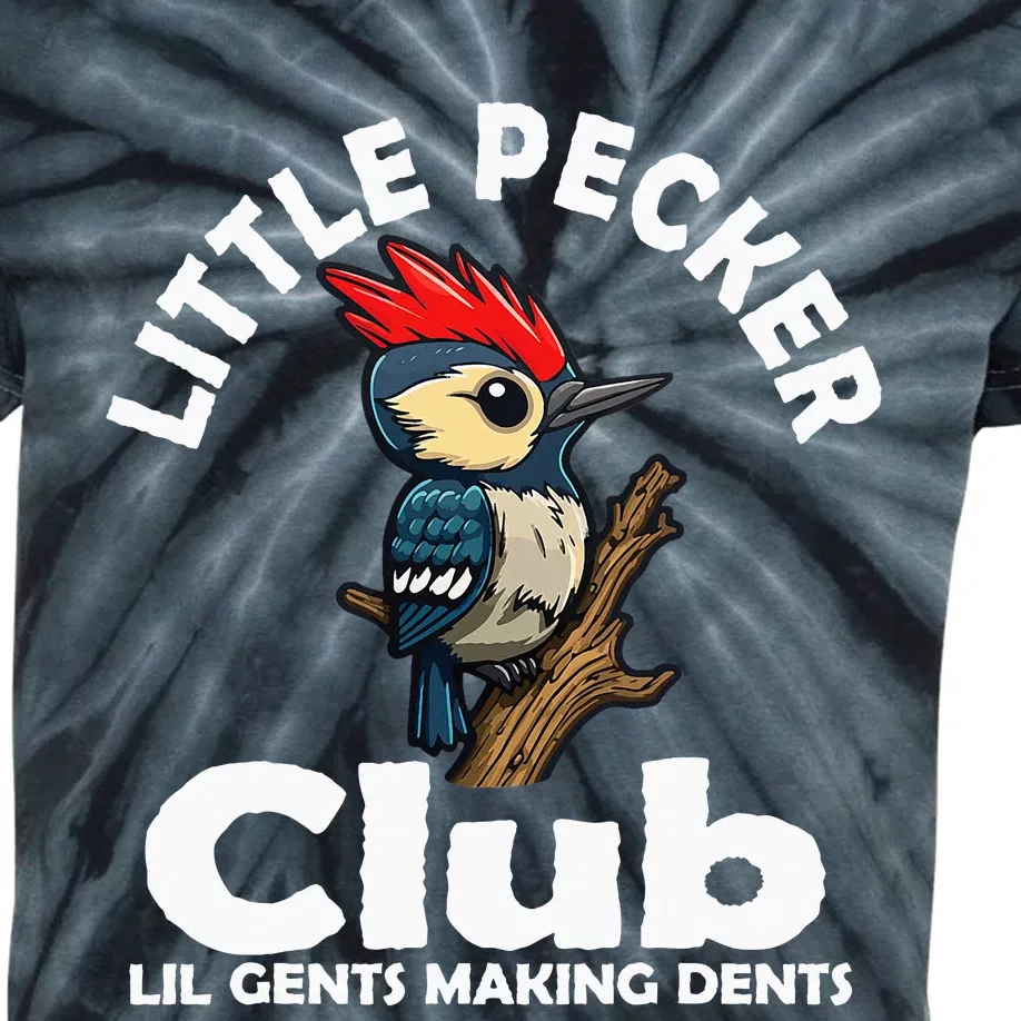 Little Pecker Club Lil Gents Making Dents Kids Tie-Dye T-Shirt