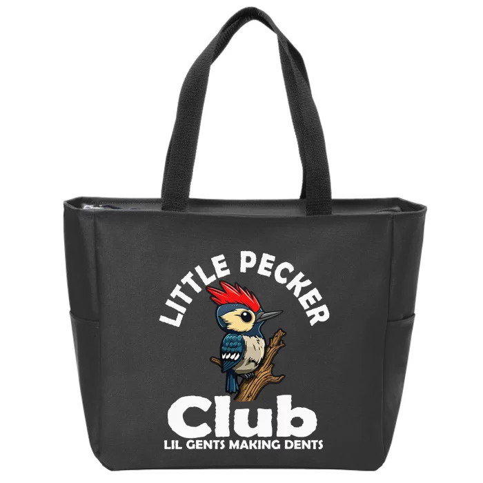 Little Pecker Club Lil Gents Making Dents Zip Tote Bag