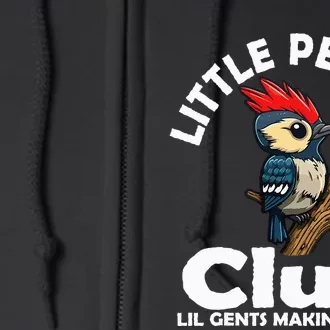 Little Pecker Club Lil Gents Making Dents Full Zip Hoodie