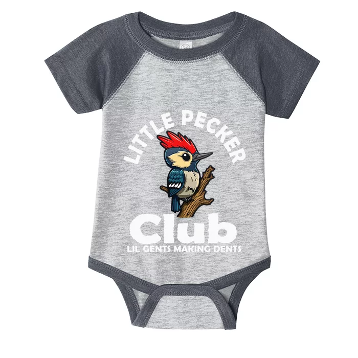 Little Pecker Club Lil Gents Making Dents Infant Baby Jersey Bodysuit