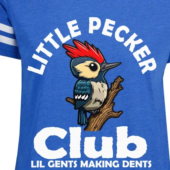 Little Pecker Club Lil Gents Making Dents Enza Ladies Jersey Football T-Shirt