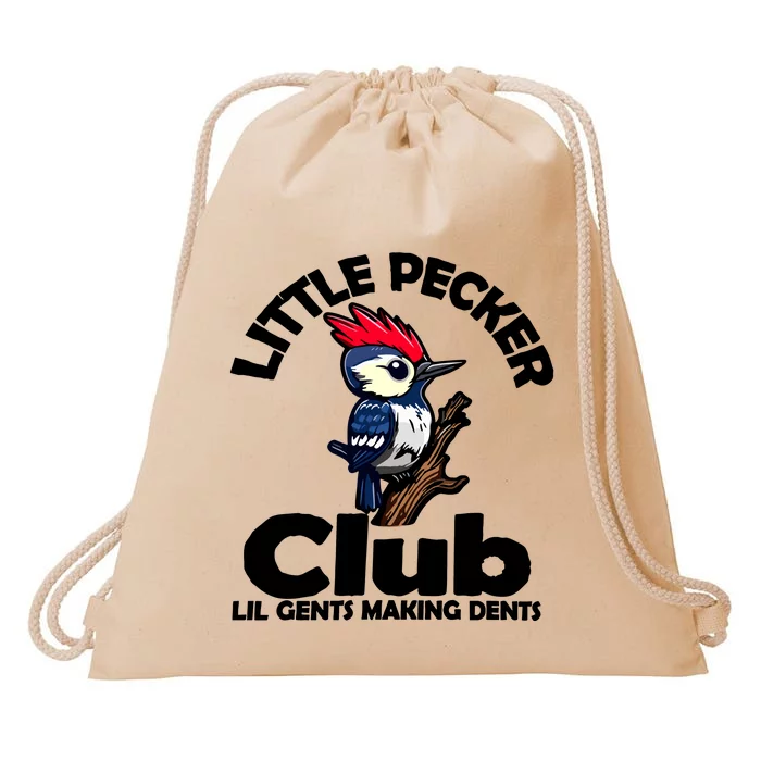 Little Pecker Club Lil Gents Making Dents Drawstring Bag