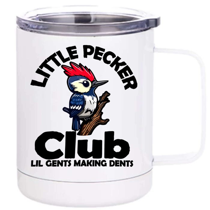 Little Pecker Club Lil Gents Making Dents Front & Back 12oz Stainless Steel Tumbler Cup