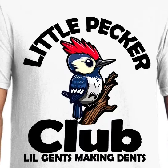 Little Pecker Club Lil Gents Making Dents Pajama Set