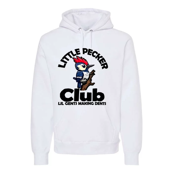 Little Pecker Club Lil Gents Making Dents Premium Hoodie