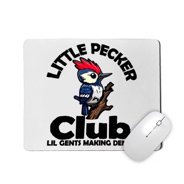 Little Pecker Club Lil Gents Making Dents Mousepad