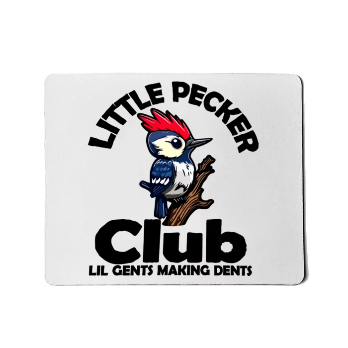 Little Pecker Club Lil Gents Making Dents Mousepad