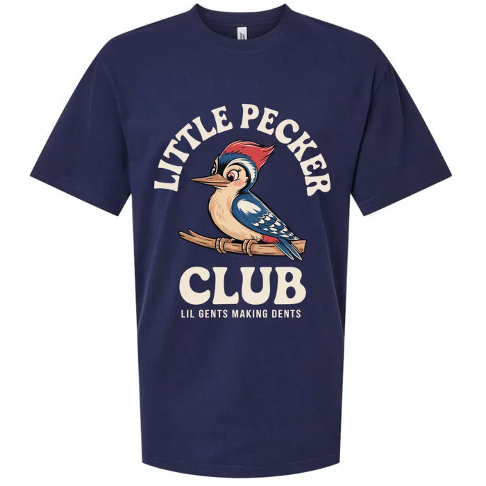 Little Pecker Club Funny Adult Humor Sueded Cloud Jersey T-Shirt