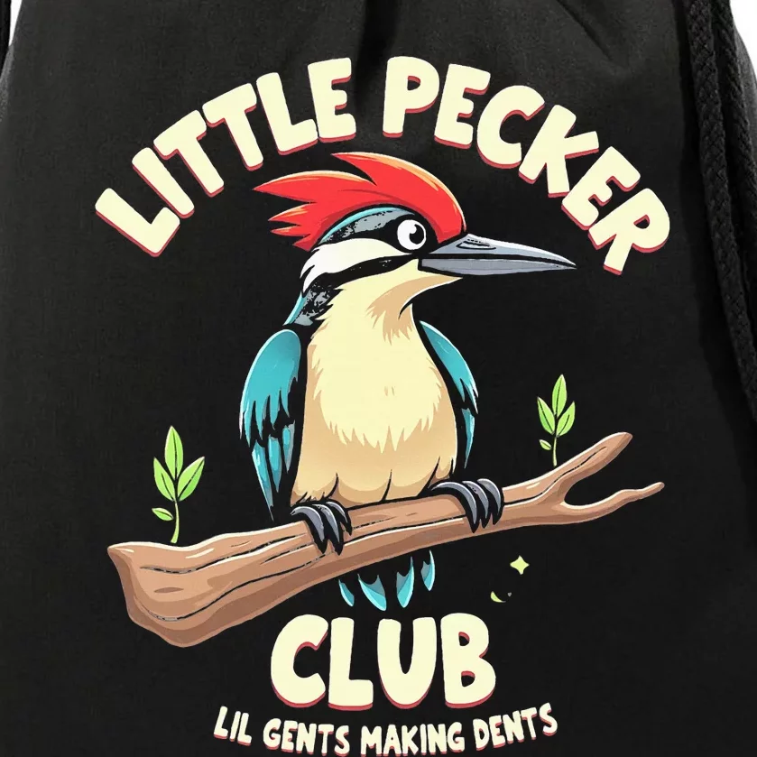 Little Pecker Club Lil Gents Making Dents Drawstring Bag