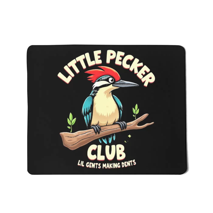 Little Pecker Club Lil Gents Making Dents Mousepad