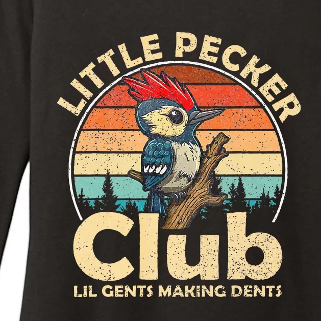 Little Pecker Club Lil Gents Making Dents Womens CVC Long Sleeve Shirt