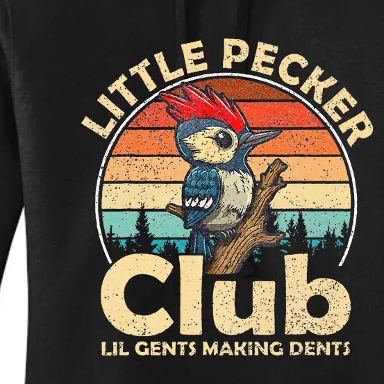 Little Pecker Club Lil Gents Making Dents Women's Pullover Hoodie