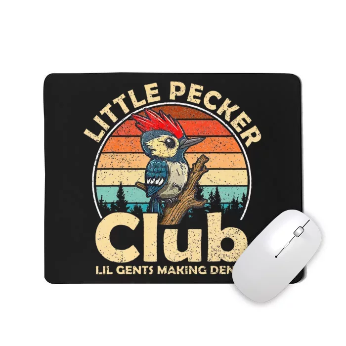 Little Pecker Club Lil Gents Making Dents Mousepad