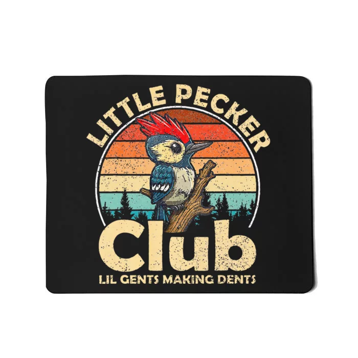 Little Pecker Club Lil Gents Making Dents Mousepad