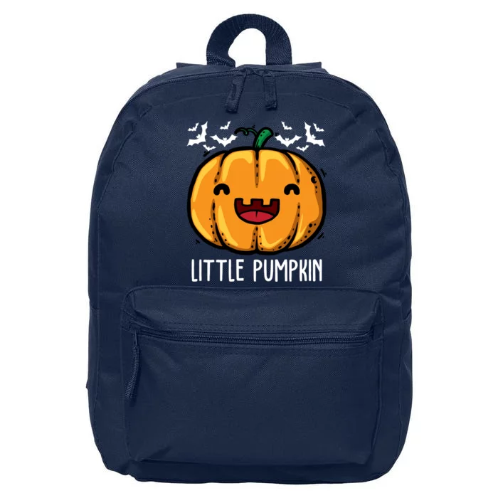 Little Pumpkin Cute Halloween 16 in Basic Backpack