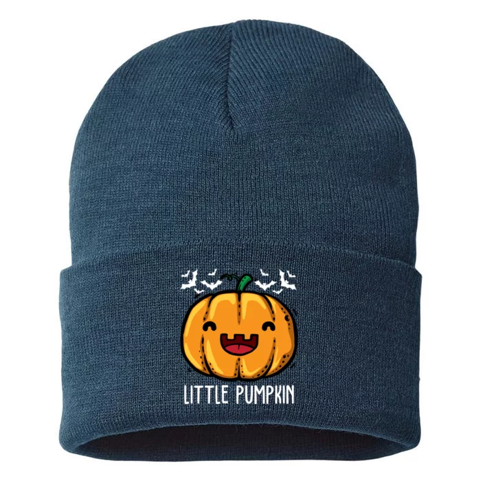 Little Pumpkin Cute Halloween Sustainable Knit Beanie