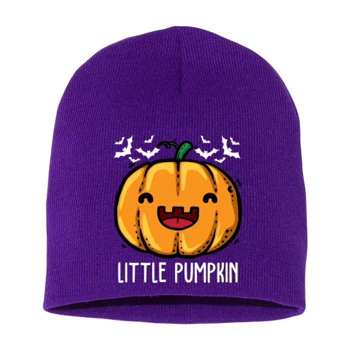 Little Pumpkin Cute Halloween Short Acrylic Beanie