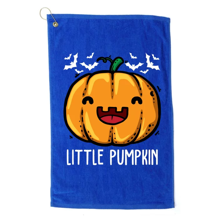 Little Pumpkin Cute Halloween Platinum Collection Golf Towel