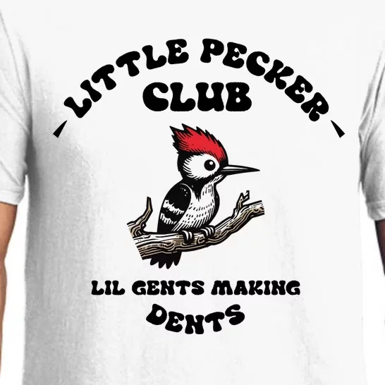 Little Pecker Club Lil Gents Making Dents Pajama Set