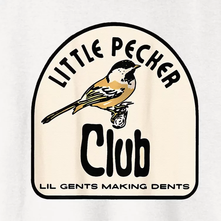 little pecker club Women's Crop Top Tee