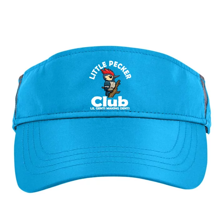 Little Pecker Club Lil Gents Making Dents Funny Woodpecker Adult Drive Performance Visor