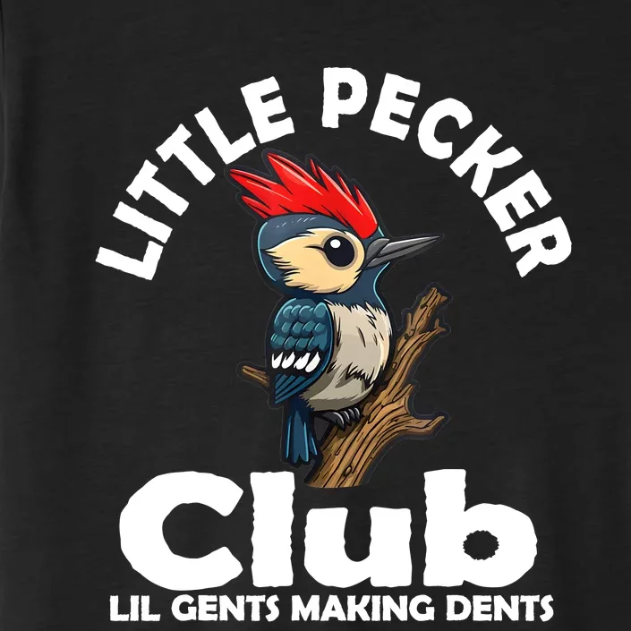 Little Pecker Club Lil Gents Making Dents Funny Woodpecker ChromaSoft Performance T-Shirt