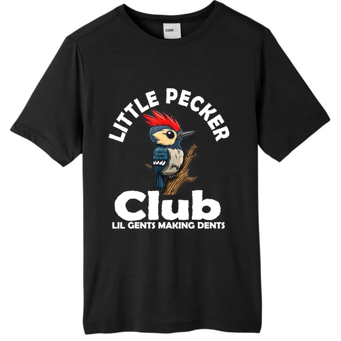 Little Pecker Club Lil Gents Making Dents Funny Woodpecker ChromaSoft Performance T-Shirt